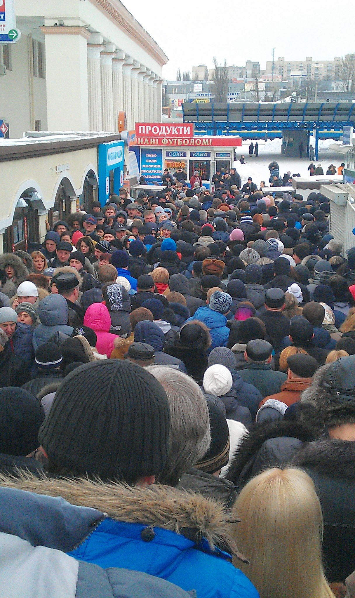 Colas de espera para el Metro