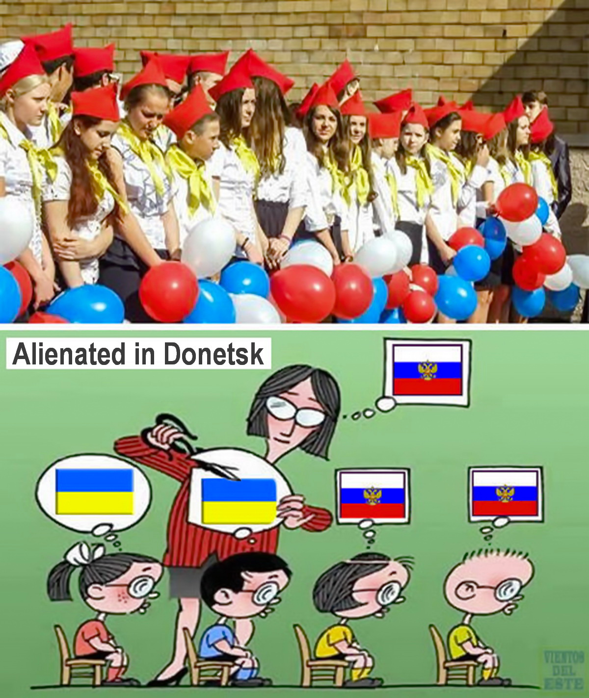 Alienated in Donetsk.