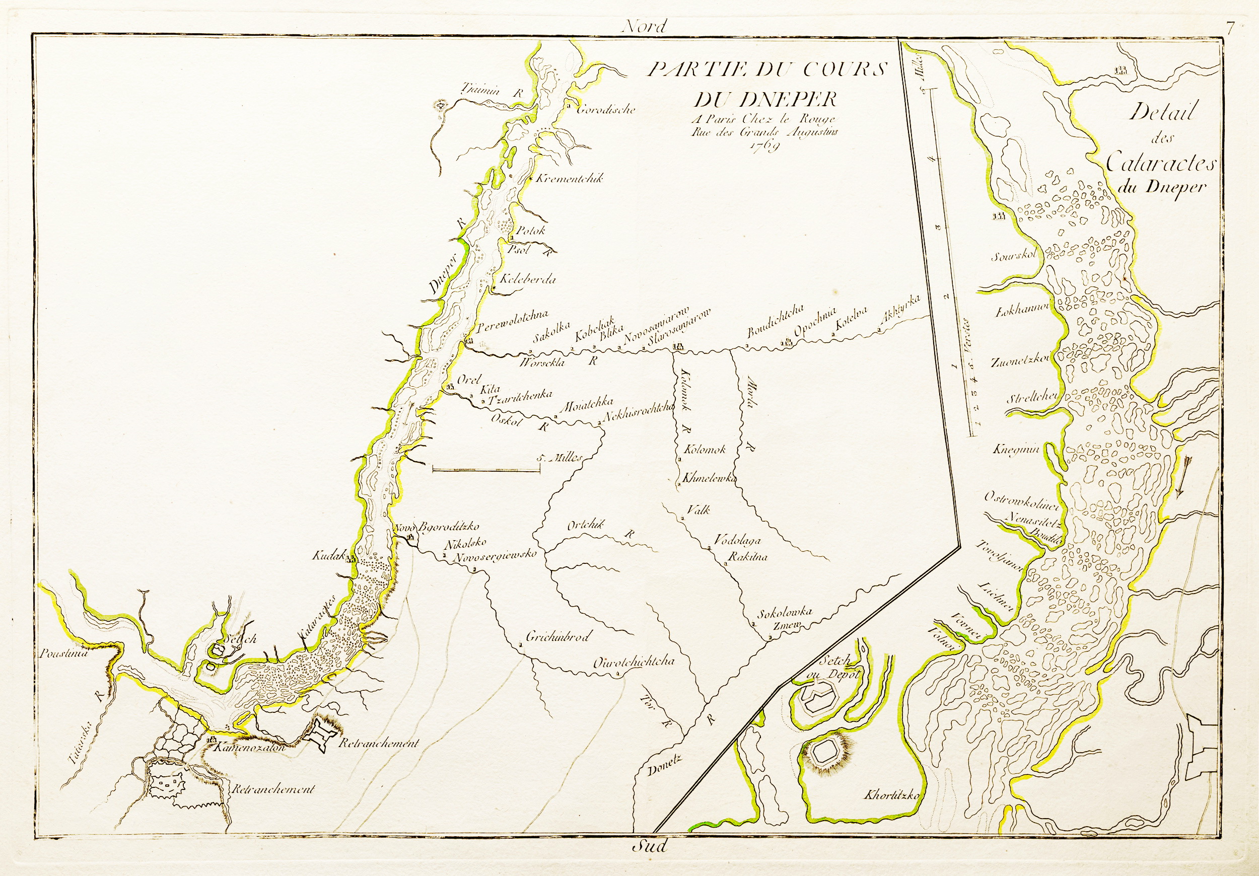 1769 - Partie du Cours du Dneper Chez le Rouge (París)