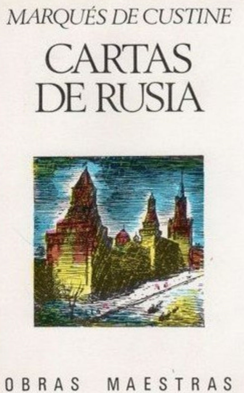 Publicado por primera vez en Francia en 1843, fue un polémico bestseller de la época, cuya impronta perdura aún en la imagen de Rusia acuñada en Occidente que ahora rescata en parte la editorial Acantilado bajo el título Cartas de Rusia. 